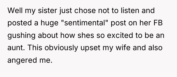 Well my sister just chose not to listen and posted...