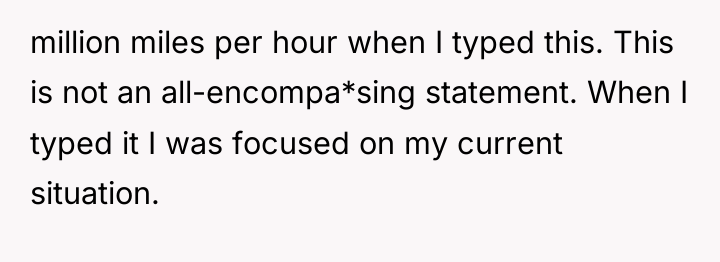 million miles per hour when I typed this. This is...