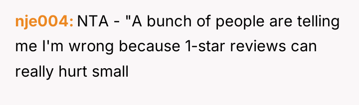 nje004 NTA - "A bunch of people are telling me...