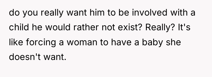 do you really want him to be involved with a...