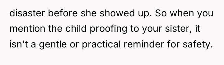 disaster before she showed up. So when you mention the...