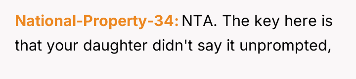 National-Property-34 NTA. The key here is that your daughter didn't...