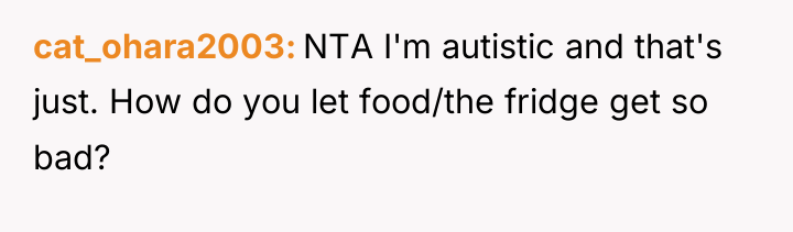 cat_ohara2003 NTA I'm autistic and that's just. How do you...