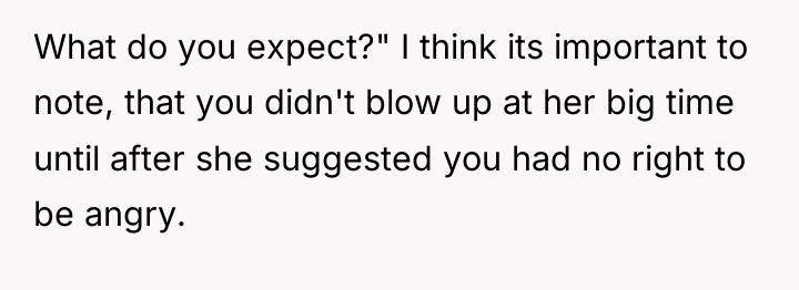 What do you expect?" I think its important to note,...