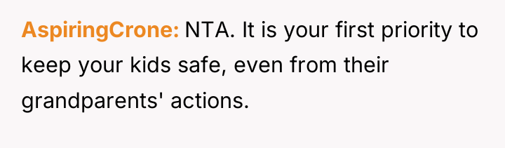 AspiringCrone NTA. It is your first priority to keep your...