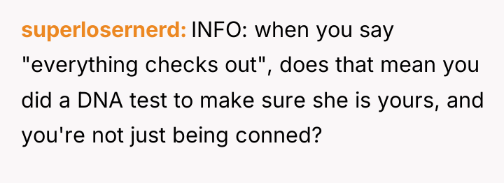 superlosernerd INFO: when you say "everything checks out", does that...