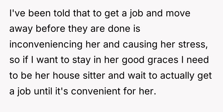 I've been told that to get a job and move...