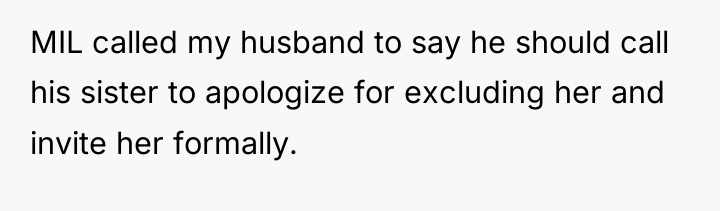 MIL called my husband to say he should call his...