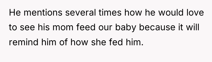 He mentions several times how he would love to see...