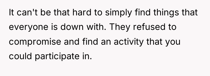It can't be that hard to simply find things that...