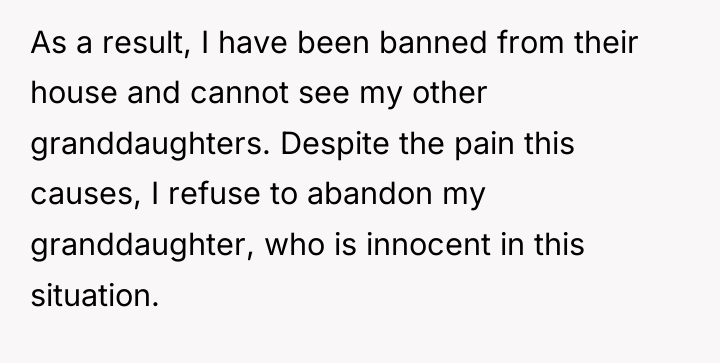 As a result, I have been banned from their house...
