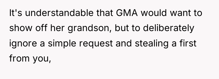 It's understandable that GMA would want to show off her...