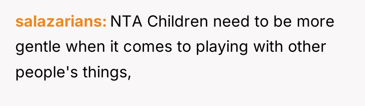 salazarians NTA Children need to be more gentle when it...