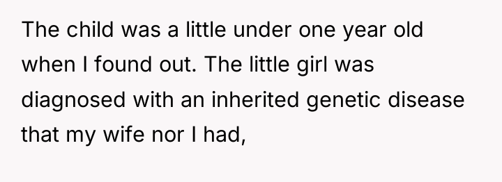 The child was a little under one year old when...