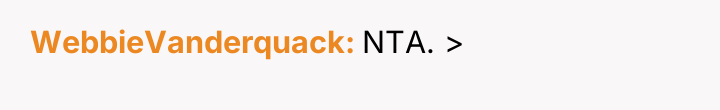 WebbieVanderquack NTA. >