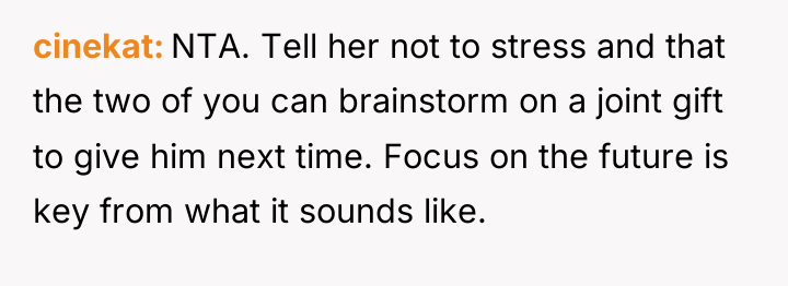 cinekat NTA. Tell her not to stress and that the...