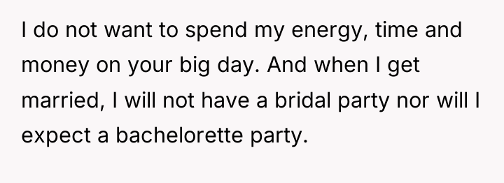 I do not want to spend my energy, time and...