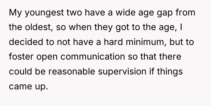 My youngest two have a wide age gap from the...