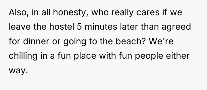Also, in all honesty, who really cares if we leave...