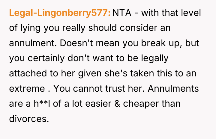Legal-Lingonberry577 NTA - with that level of lying you really...