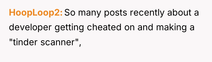 HoopLoop2 So many posts recently about a developer getting cheated...