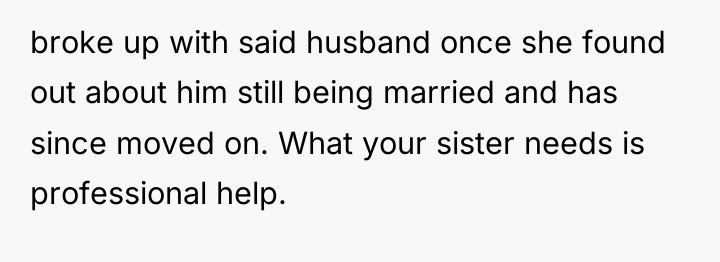 broke up with said husband once she found out about...
