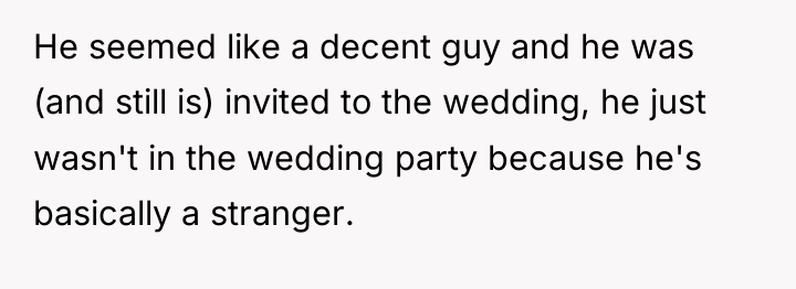 He seemed like a decent guy and he was (and...