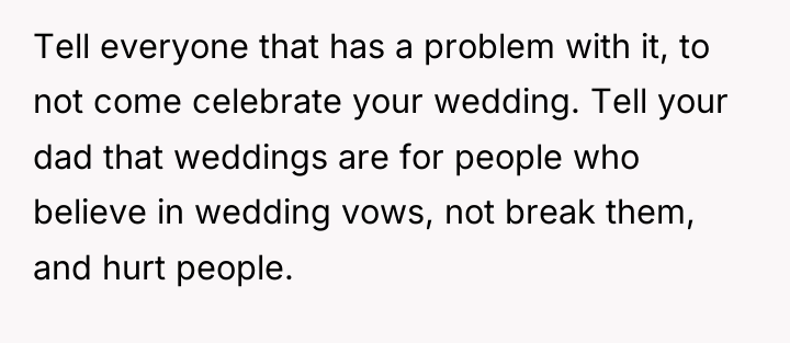 Tell everyone that has a problem with it, to not...