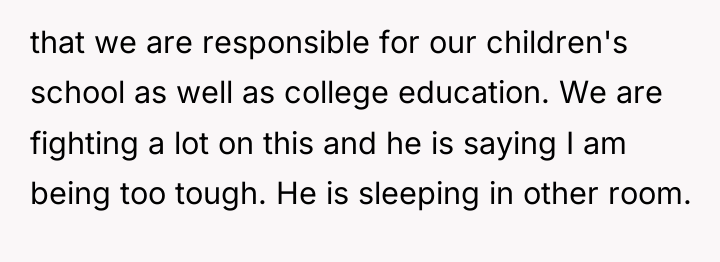 that we are responsible for our children's school as well...