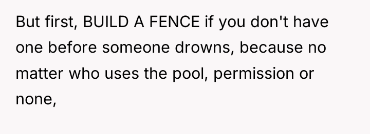 But first, BUILD A FENCE if you don't have one...