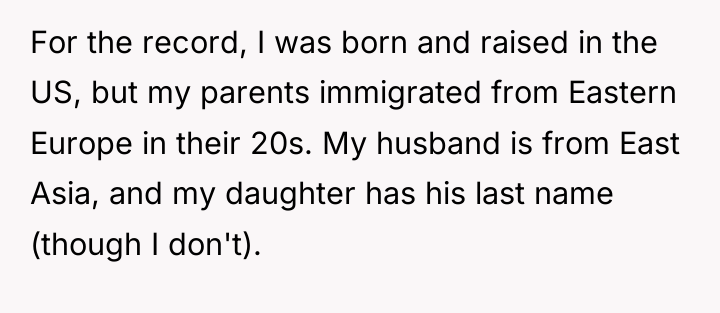 For the record, I was born and raised in the...