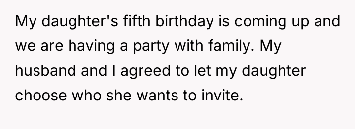 My daughter's fifth birthday is coming up and we are...