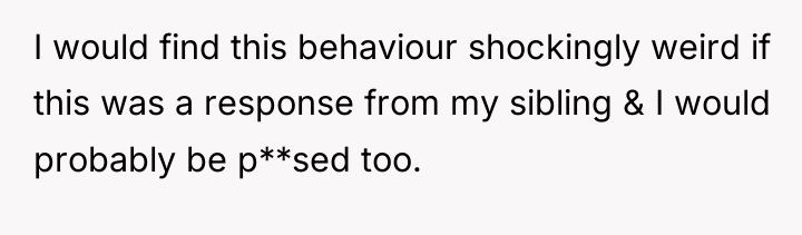 I would find this behaviour shockingly weird if this was...