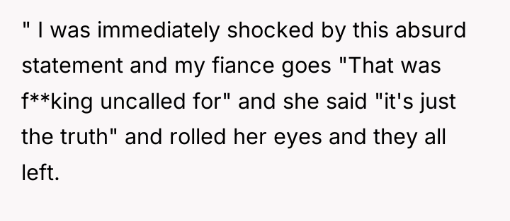 " I was immediately shocked by this absurd statement and...