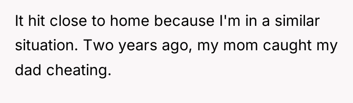 It hit close to home because I'm in a similar...