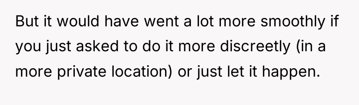 But it would have went a lot more smoothly if...