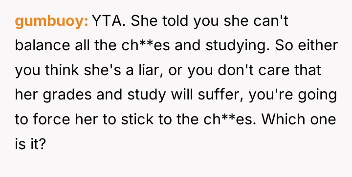 gumbuoy YTA. She told you she can't balance all the...