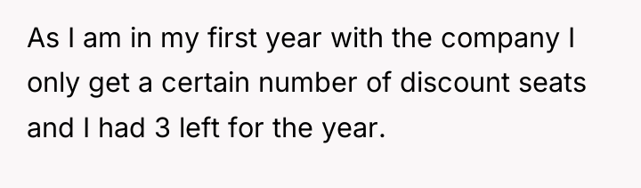 As I am in my first year with the company...