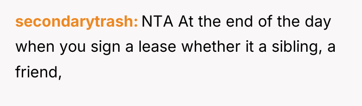 secondarytrash NTA At the end of the day when you...
