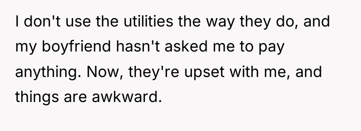 I don't use the utilities the way they do, and...