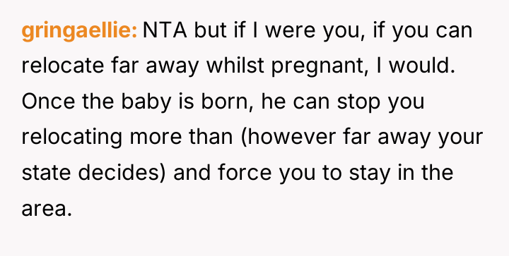 gringaellie NTA but if I were you, if you can...