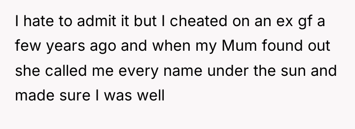I hate to admit it but I cheated on an...