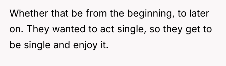 Whether that be from the beginning, to later on. They...