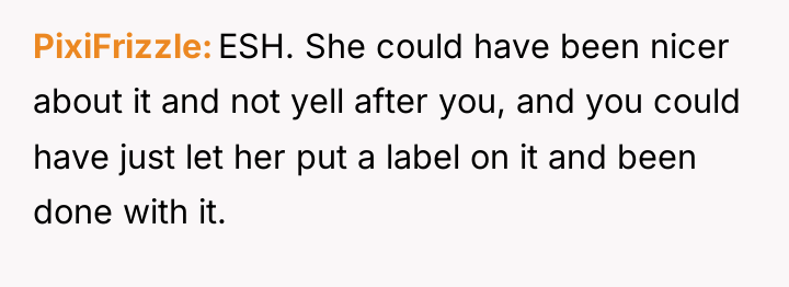PixiFrizzle ESH. She could have been nicer about it and...