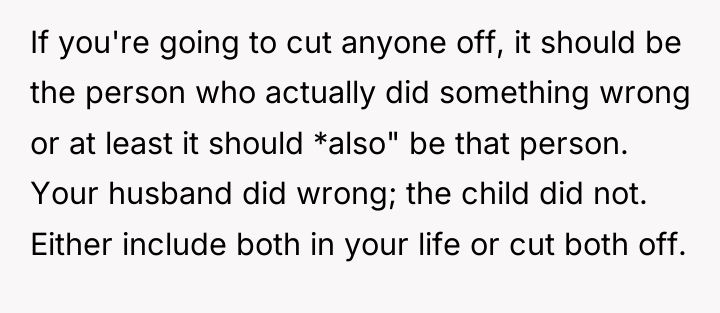 If you're going to cut anyone off, it should be...