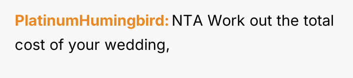 PlatinumHumingbird NTA Work out the total cost of your wedding,