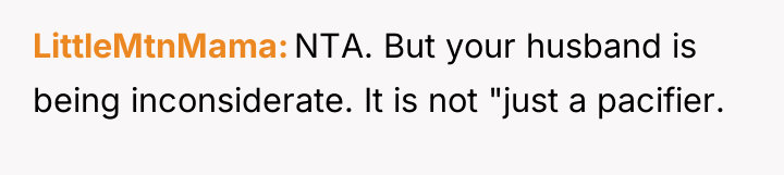 LittleMtnMama NTA. But your husband is being inconsiderate. It is...