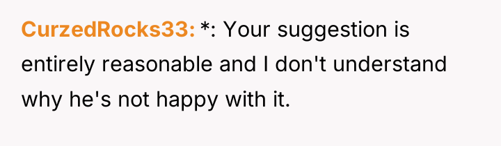 CurzedRocks33 *: Your suggestion is entirely reasonable and I don't...