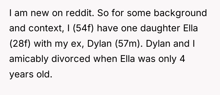 I am new on reddit. So for some background and...