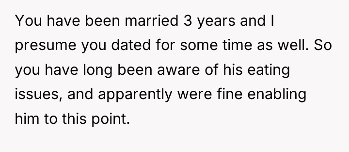 You have been married 3 years and I presume you...